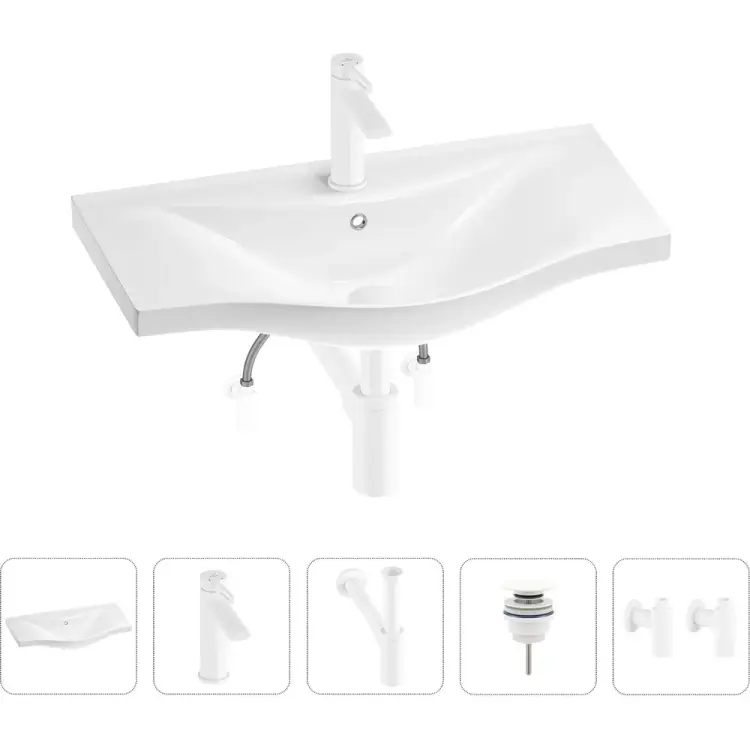 Раковина для ванной Wellsee Bisou 201005285