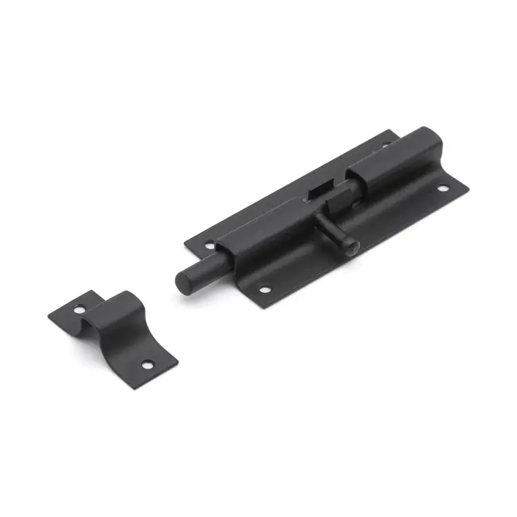 Шпингалет Дверной Страж ШП-80 чёрный ДС74271