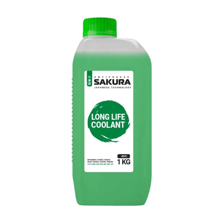 Антифриз для Nissan, Mitsubishi, Honda, Mazda, Suzuki, Subaru Sakura GREEN 430201403