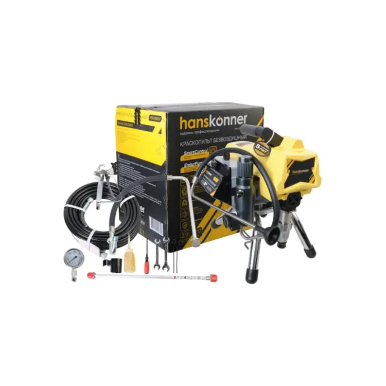 Электрический безвоздушный краскопульт Hanskonner HSG9665V