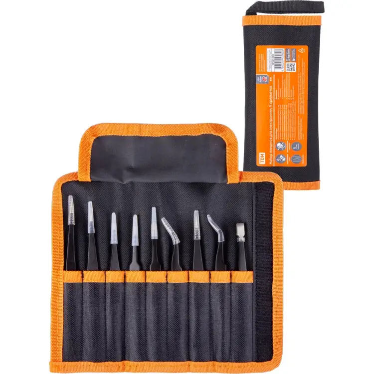 Набор пинцетов для электроники TDM ELECTRIC Рубин SQ1025-0810