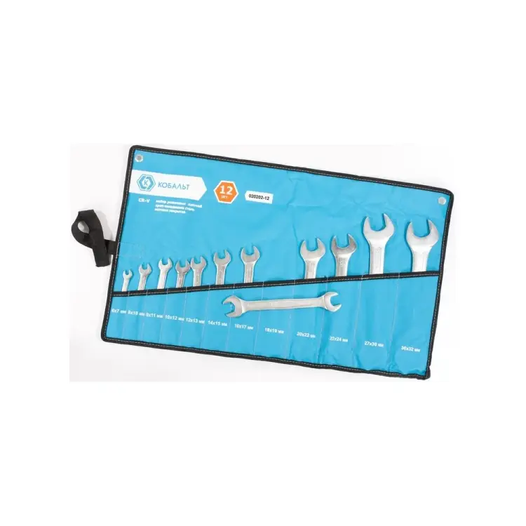 Набор рожковых ключей КОБАЛЬТ 020202-12
