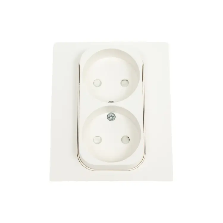 Двухместная розетка EKF PROxima Стокгольм EXR10-102-10