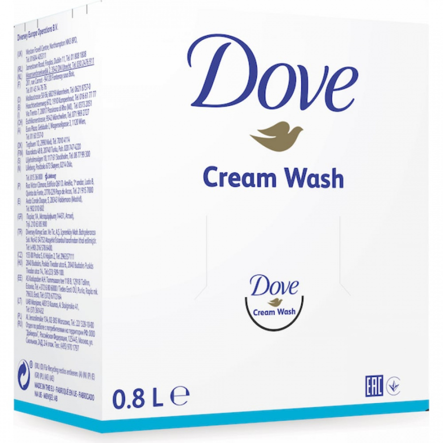Мягкое крем-мыло для рук Diversey Soft Care Dove Cream Wash