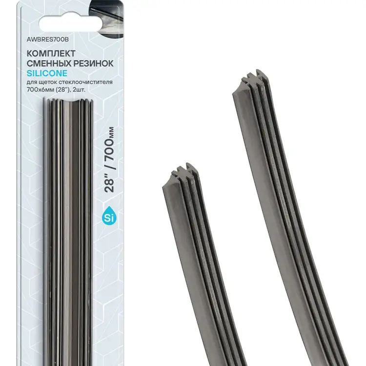 Резинки стеклоочистителя Airline SILICONE AWBRES700B