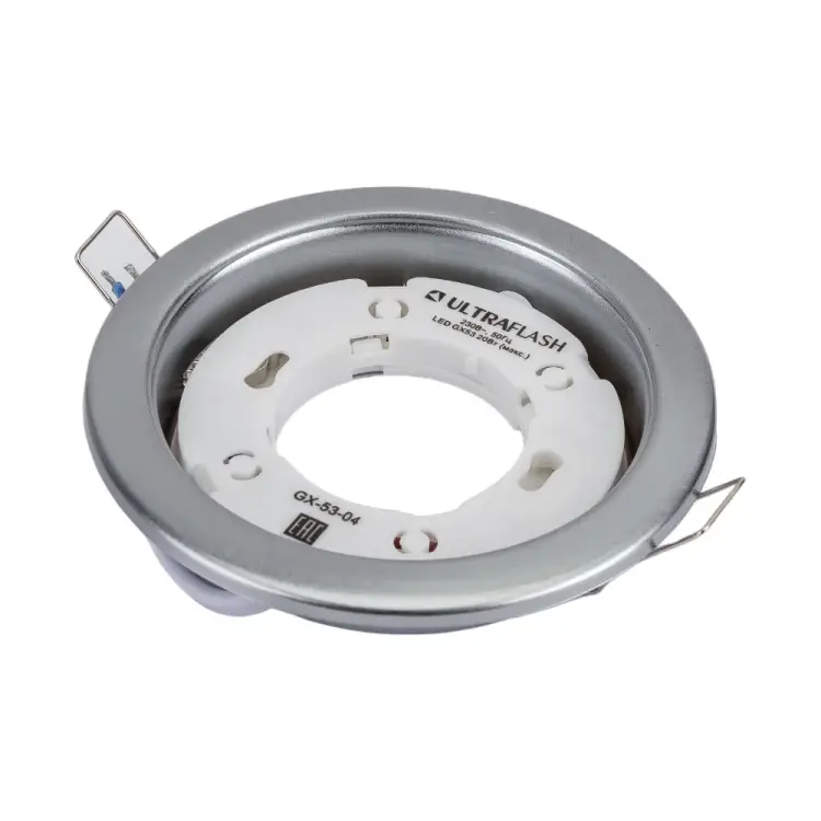 Металлический встраиваемый светильник Ultraflash GX-53-04 14058