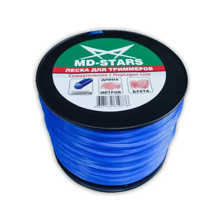 Леска для триммера MD-STARS HEPTAGON LINE HEPL 40-117