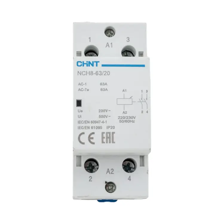Модульный контактор CHINT NCH8-63/20 256093