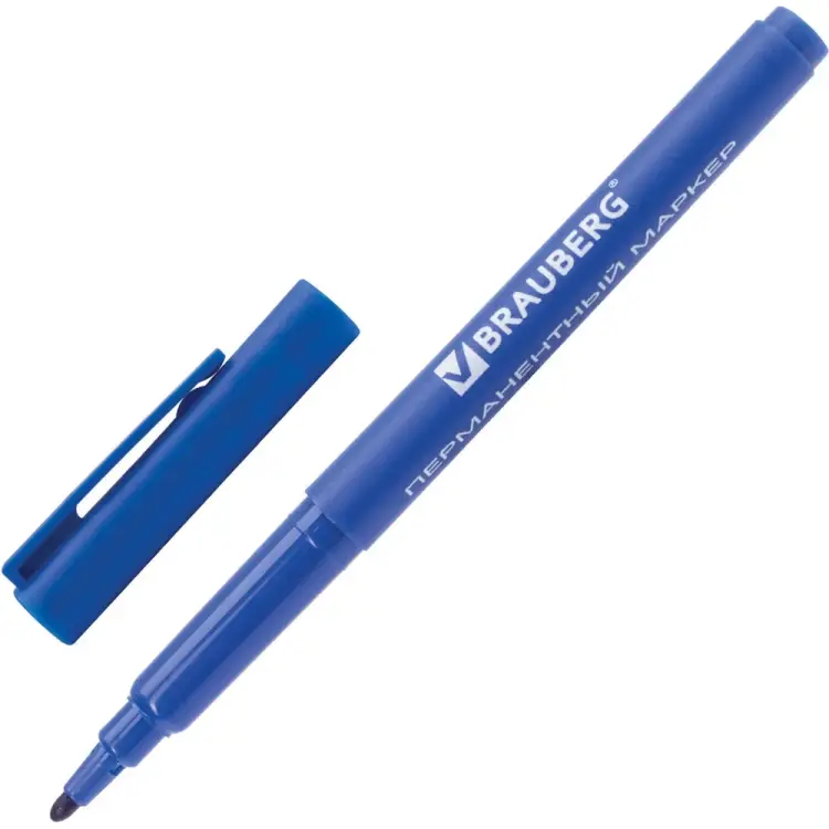Нестираемый перманентный маркер BRAUBERG CLASSICLine 150297