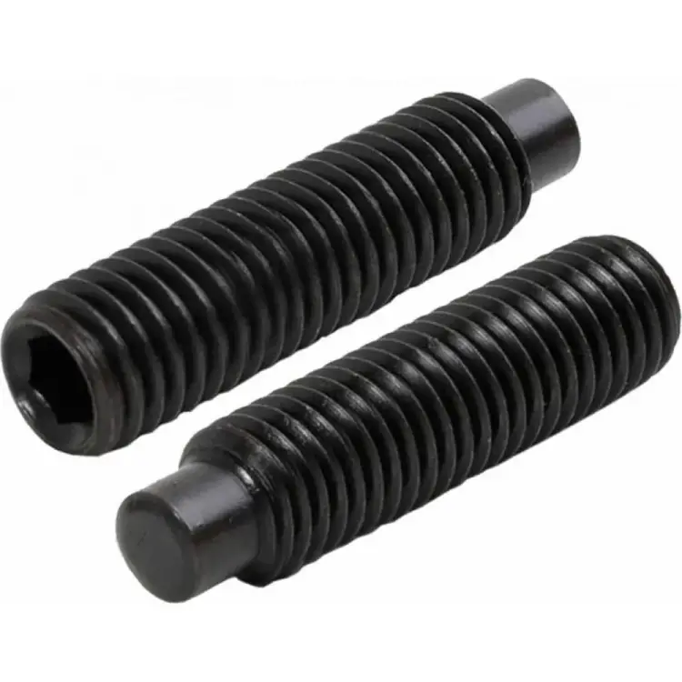 Установочный оксидированный винт ЦКИ М4x6, DIN915, 200 шт. 13106