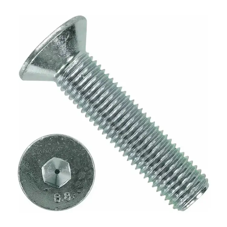 Потайной оцинкованный винт 23 БОЛТА 5x20 DIN7991 10 шт. впш520ф
