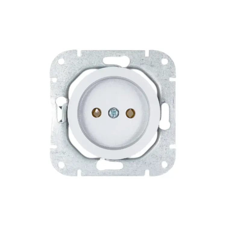 Механизм розетки BYLECTRICA ПРОВАНС РС16-1401 серебро