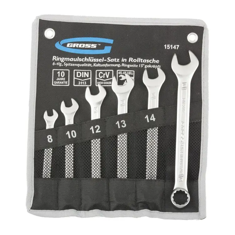 Набор комбинированных ключей GROSS 15147