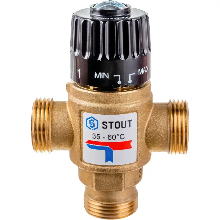 Смесительный термостатический клапан STOUT RG008TIGEGUG0D