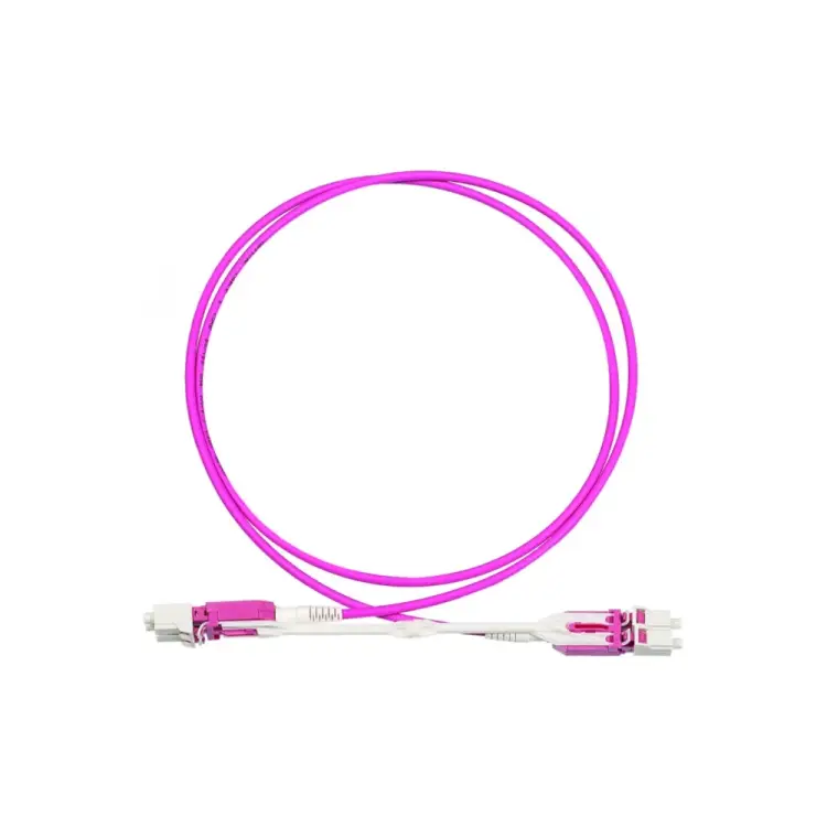 Дуплексный оптический патч-корд для панелей высокой плотности LANMASTER LAN-2LC-2LC/OM4H-3.0