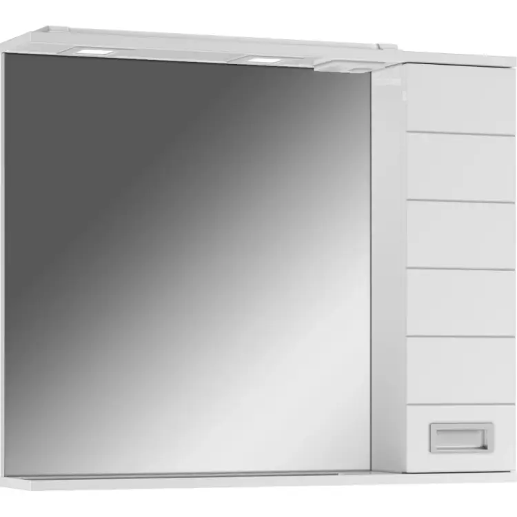 Правый шкаф-зеркало Домино Cube 80 DC5011HZ