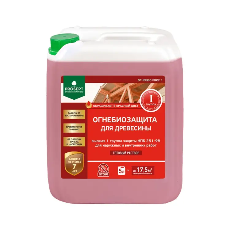 Огнебиозащитный состав PROSEPT ОГНЕБИО PROF 1 007-5
