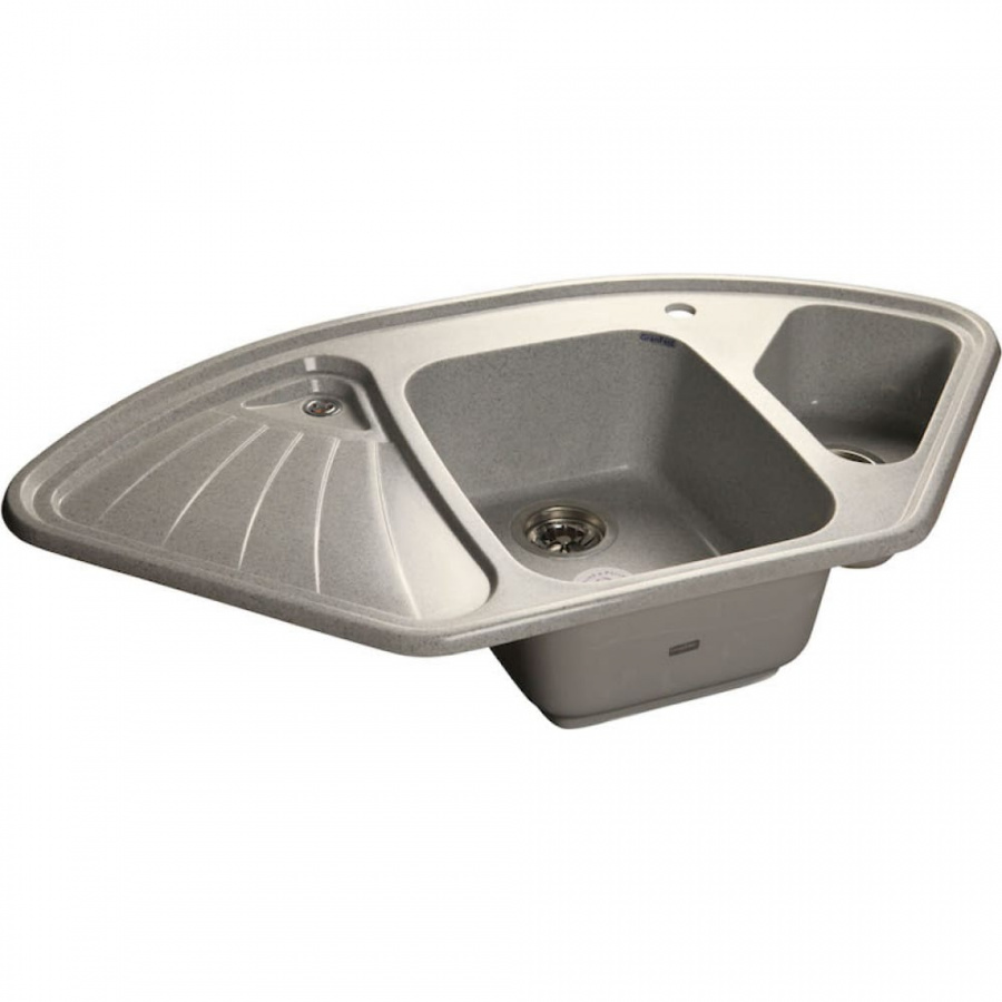 Угловая мраморная мойка GranFest CORNER GF-C--950E
