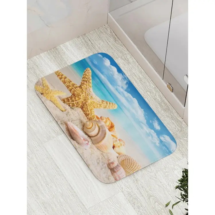 Противоскользящий коврик для ванной, сауны, бассейна JOYARTY Морские сувениры bath_18928