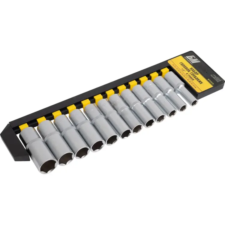 Набор головок глубоких шестигранных БМ 971312