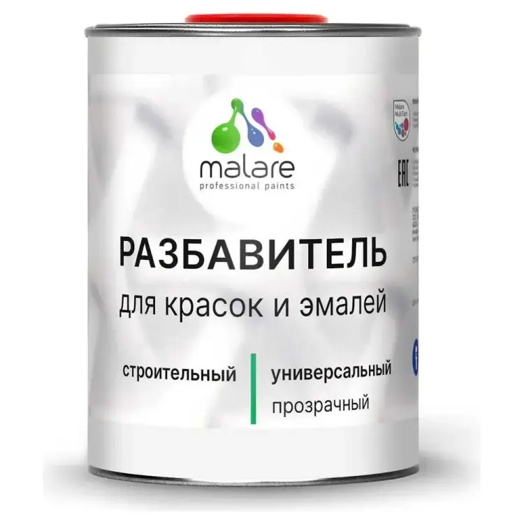 Разбавитель для красок и эмалей MALARE 2036775096441 Разбавитель для красок и эмалей MALARE 2036775096441