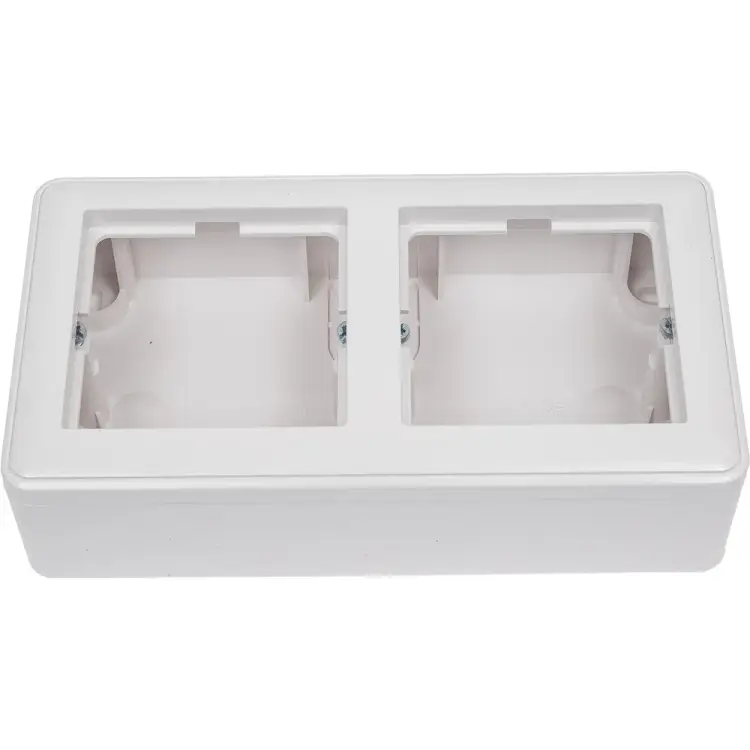 Подъемная двухместная коробка для наружного монтажа Systeme Electric W59 KP-252-18