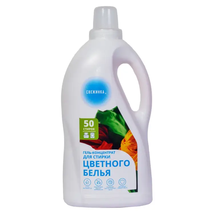 Гель-концентрат для стирки для цветных тканей Свежинка 00-00001238 Гель-концентрат для стирки для цветных тканей Свежинка 00-00001238