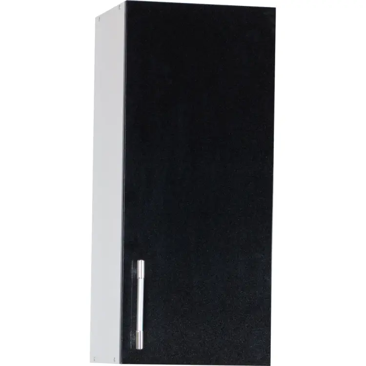 Шкаф для посуды SANTREK 30 черный металлик фасад МДФ 49010