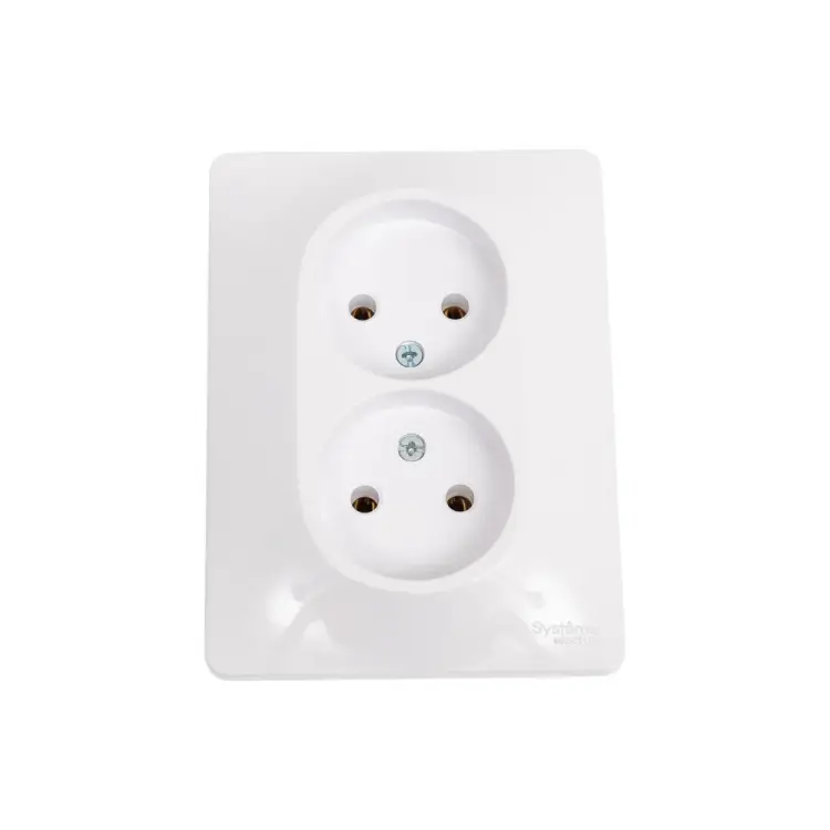 Двухместная розетка Systeme Electric GLOSSA GSL000120