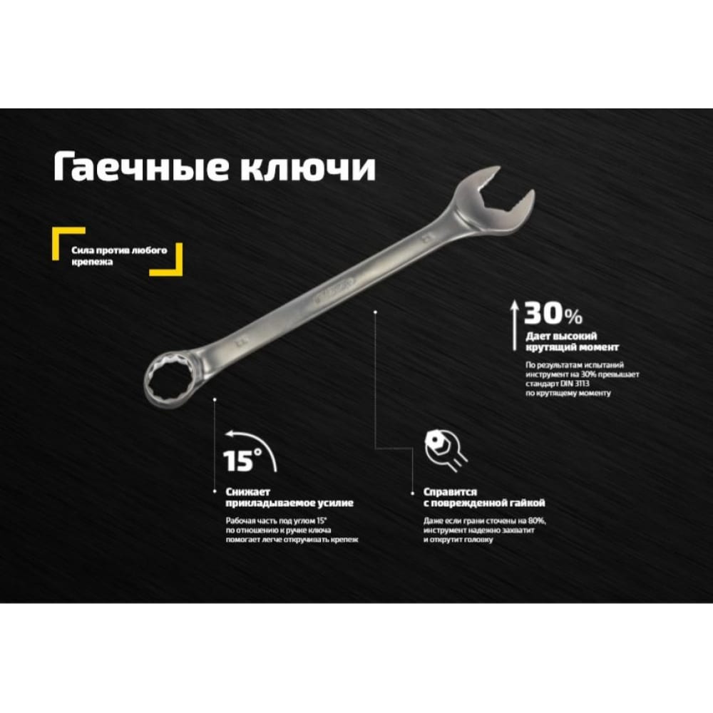 Комбинированный ключ Inforce 06-05-14