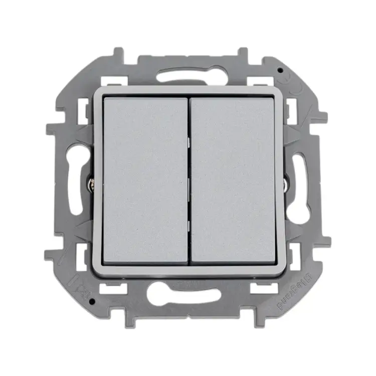 Двухлавишный переключатель Legrand MOS-INSPIRIA + 673667