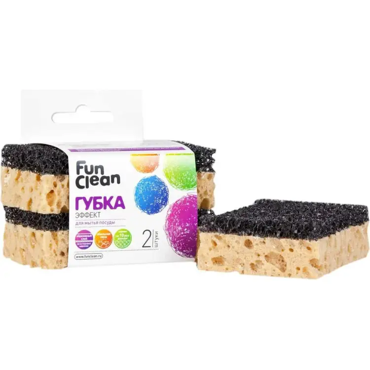 Губка для посуды Fun Clean Эффект 7769