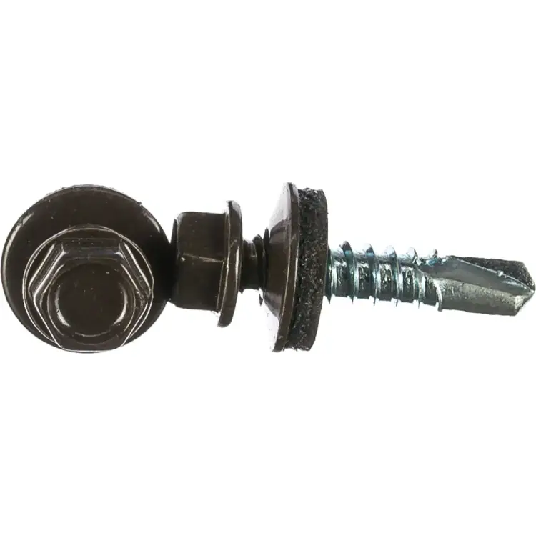 Кровельный саморез Kenner 5,5х25 RAL8019 серо-коричневый (250 шт.) ск55258019ф