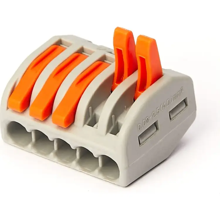 Пятипроводная клемма Gigant GCT-222-415-20 Пятипроводная клемма Gigant GCT-222-415-20