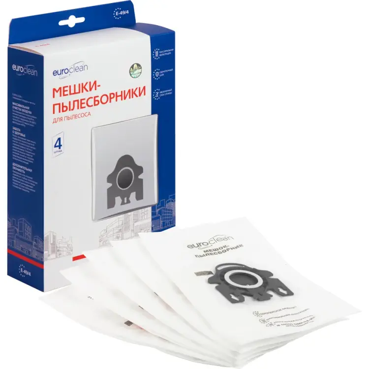 Мешки-пылесборники для пылесоса MIELE EURO Clean E-49/4 Мешки-пылесборники для пылесоса MIELE EURO Clean E-49/4