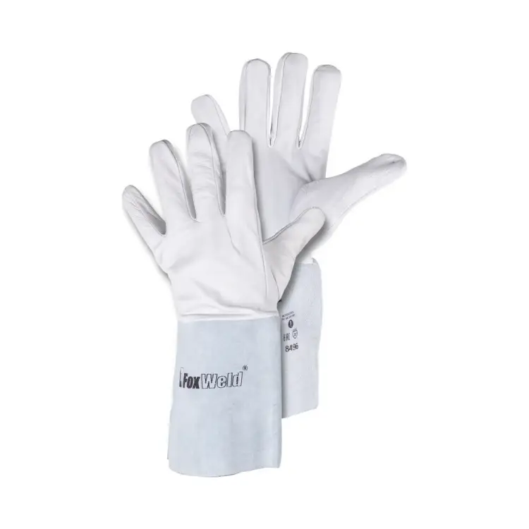 Кожаные мягкие краги Foxweld Евро СА-08 8496