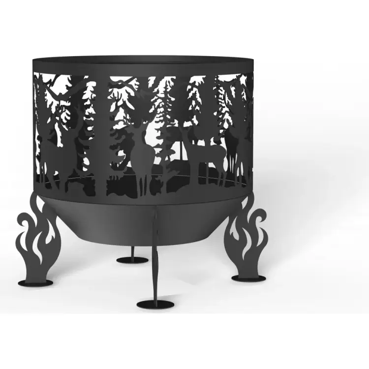 Костровая чаша FIRE-HOUSE Ch-500олени Костровая чаша FIRE-HOUSE Ch-500олени