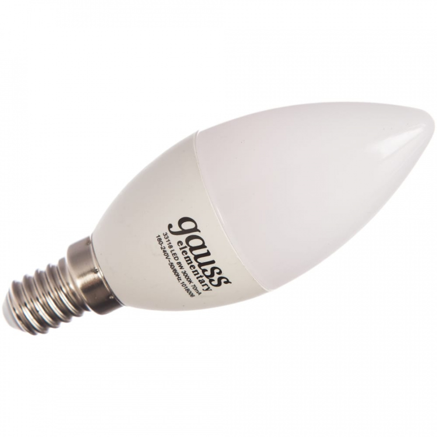 Лампа Gauss LED Elementary Candle 8W E14 2700K