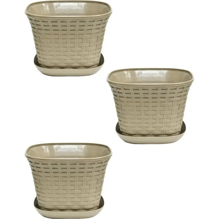 Квадратное кашпо Violet N-Kahpo-3/-36461-19