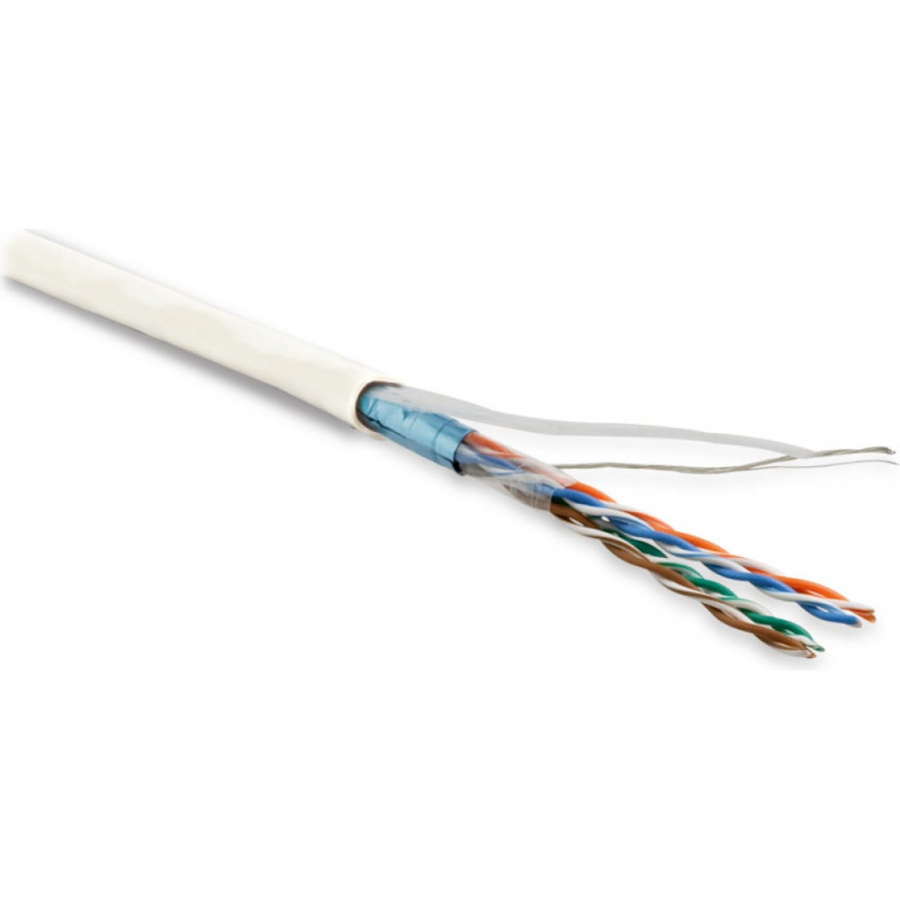 Экранированная кабель-витая пара Hyperline FUTP4-C5E-P26-IN-LSZH-WH-100