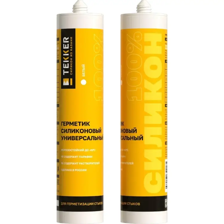 Силиконовый нейтральный герметик Tekker 4680195340165