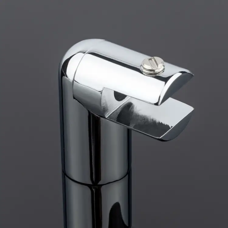 Торцевой держатель стекла SERVICE PLUS D02-509CR/brass