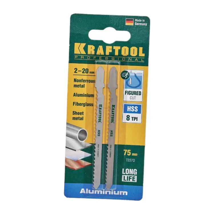 Пильное полотно по металлу для электролобзика KRAFTOOL EU T227D 159558-3