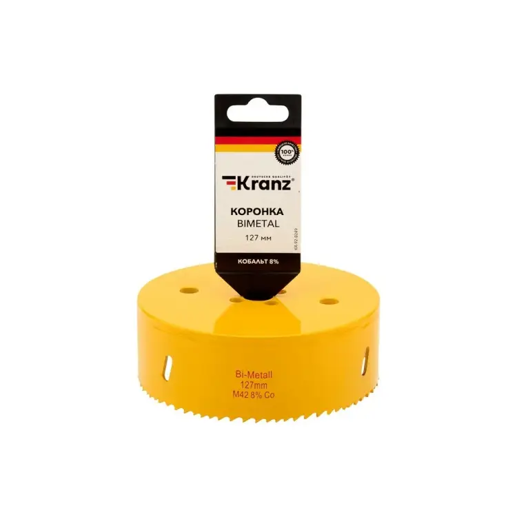 Биметаллическая коронка KRANZ KR-92-0249