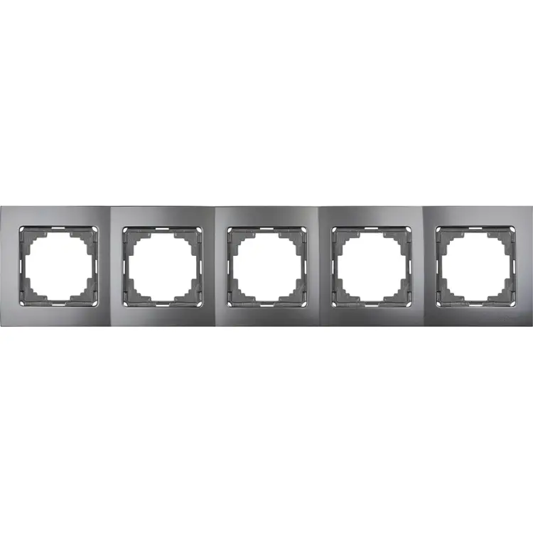 Пятиместная рамка Nilson Touran metallic 24160095