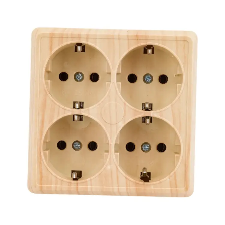 Четырехместная розетка IEK РС24-3-ОС ОКТАВА ERO41-K03-16-DC