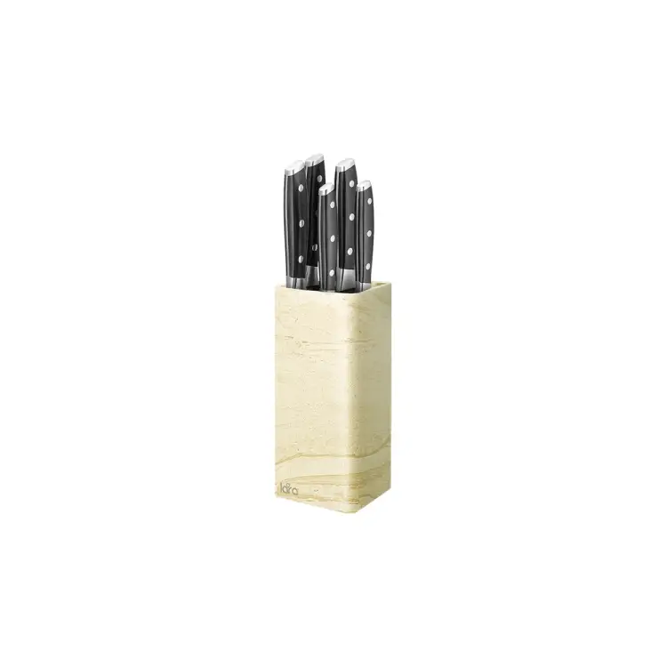 Универсальная подставка для ножей Lara LR05-102 Beige