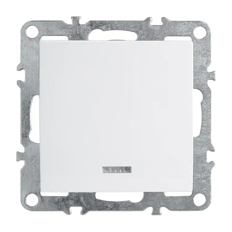 Одноклавишный выключатель STEKKER PSW10-9101-01 39309