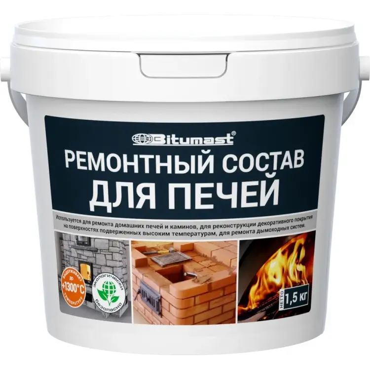 Ремонтный состав для печей Bitumast 4607952907867 Ремонтный состав для печей Bitumast 4607952907867
