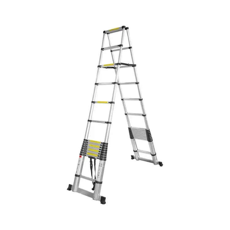 Телескопическая двухсекционная лестница Forcekraft FK-BL-TA440